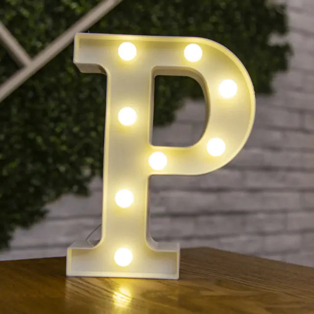 Alphabet Letter LED Lights